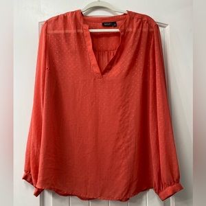 a.n.a coral with gold Polk dots. 1X (C181)